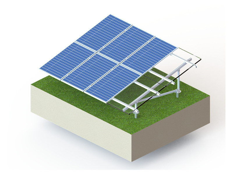 Sistema solar de montagem em solo de alumínio fotovoltaico